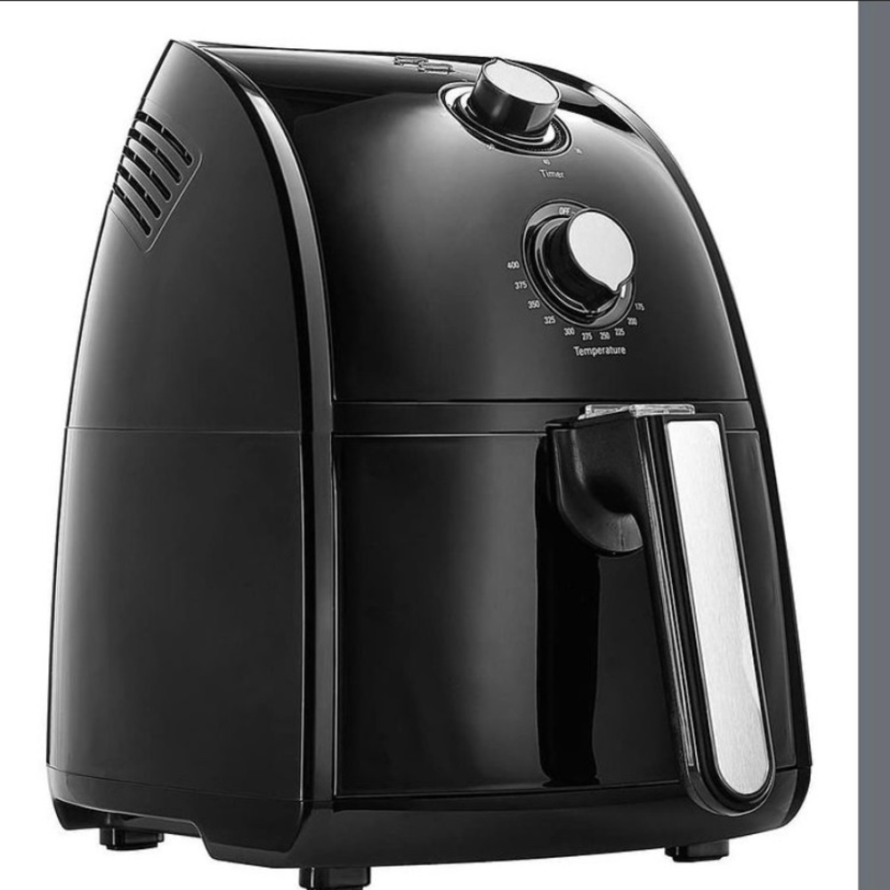 Bella 2.6 QT analog air fryer- Black